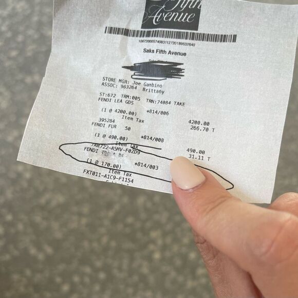 FENDI Gold and Silver HOOP Earrings - Picture 6 of 7